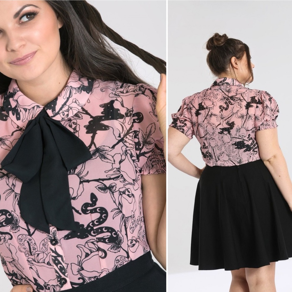 Hell Bunny Fiona Mystic Blouse - Picture 2 of 13